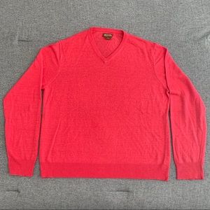 Michael Kors Linen V-Neck Sweater